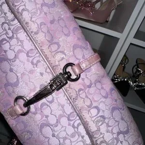 Coach Hampton Semi Demi Bag Purple y2k★ Coach Hampton Semi Demi Bag Purple y2k☆